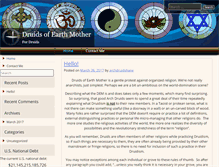 Tablet Screenshot of druidsofearthmother.com